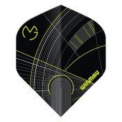 Plumas Winmau Darts Prism Delta Michael Van Gerwen Black Green Bow  - 1