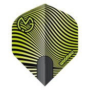 Plumas Winmau Darts Prism Delta Michael Van Gerwen Black Green Wave - 1