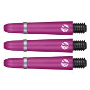 Cañas Shot Darts Koi Carbon Shaft Rosa Corta 35mm - 2