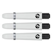 Cañas Shot Darts Koi Carbon Shaft Blanco Intermedia 41mm - 2