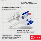Plumas Target K-Flex No.6 Shape Intermedia R2D2 Star Wars - 4
