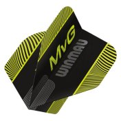 Plumas Winmau Darts Prism Delta - Winmau MVG Blanck and Green - 2