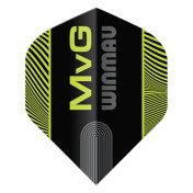 Plumas Winmau Darts Prism Delta - Winmau MVG Blanck and Green - 1