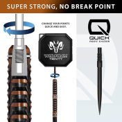 Dardos Harrows Wolfram Trinity Quick Point 97% 23g - 5