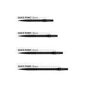 Puntas Harrows Darts Quick Points Ryan Searle Heavy Negras 35mm - 3