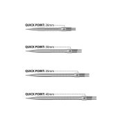 Puntas Harrows Darts Quick Points Ryan Searle Heavy Silver 40mm - 3