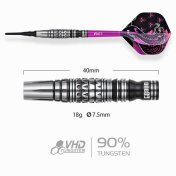 Dardos One80 Jelle Klaasen V3 Softip 18g 90%  - 2