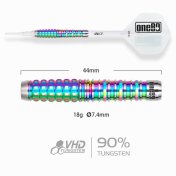 Dardos One80 Terry Tan Signature Dart Softip 18g 90%  - 2