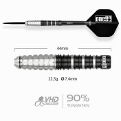 Dardos One80 Terry Tan Signature Dart Steeltip 22.5g 90%  - 2