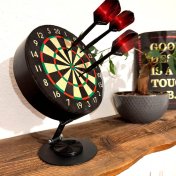 Karella Soporte Mini Dartboard Bulli incluye dardos - 6