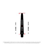 Cañas Winmau Darts Vecta Blade X Shaft Negro 37mm  - 3