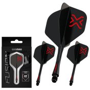 Plumas Winmau Darts Fusion Blade X Black Short 22-64mm N2 - 2