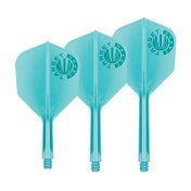 Plumas Target Japan K-Flex Aqua Blue Logo No.6 Short - 1