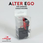 Longoni Alter Ego Porta Tizas Billar Magnético Cuadrado  Negro + Tiza Blue Diamond - 4