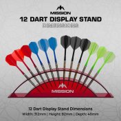 Soporte Dardos Mission Stand Darts Para 12 Dardos  - 2