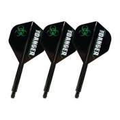 Plumas Condor Axe The Danger Standard Negro L 33.5m 3 Uds.  - 3