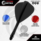 Plumas Mission Force 90 Vortex Kite Rojo - 3