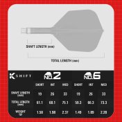 Plumas Target K-Shift No.2 Standard Black Medium - 8