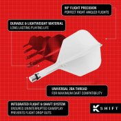 Plumas Target K-Shift No.6 Shape Black Medium (Falta EAN) - 6