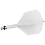 Plumas Target K-Shift No.6 Shape White Short (Falta EAN) - 2