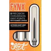 Puntas Conversion Shot Fynx Negra Plateada 32mm 2ba - 5