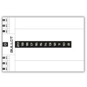 copia de Pizarra Dardos Bulls Darts 30x60cm color Blanca - 2