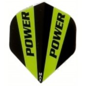 Plumas Power Max Standard Logo Negra/Verde - 2