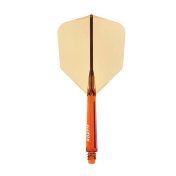 Plumas Cuesoul Rost 77 Naranja Transparente Big Wing S 64mm - 2