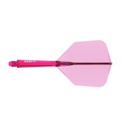 Plumas Cuesoul Rost 77 Naranja-Morado-Rosa Transparente Big Wing S 64mm - 3