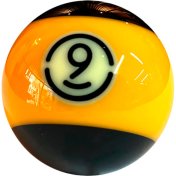Bola Billar Negra 9-Ball  57.2mm Aramith Tournament  - 1