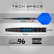 Dardos Red Dragon Amp Tapered 90% 21g - 3