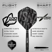 Dardos Red Dragon Peter Wright Black Mamba 90% 20g - 4