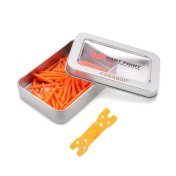 Puntas Cuesoul OTO Small Thread Soft Tip Rosca 3mm Orange 28.5mm 80 unit - 2