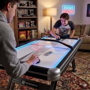 Mesa de Aire Air Hockey Rebel Con Efectos Led - 5
