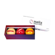 Juego Bolas Diamond Helix PBA Carom Carambola 61.5mm 1 Set 3 Bolas - 1