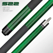 Taco Billar Americano Collapsar Jolly S22 Green BS 13mm - 2