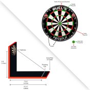 Linea de Tiro Bulls DE Darts Throw Line - 3
