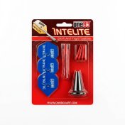 One80 Starter Pack Cañas Intelite Larga Roja + Plumas Standard Azules  + Aplicador - 1