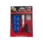 One80 Starter Pack Cañas Intelite Larga Transparente + Plumas Kite Azules  + Aplicador - 1