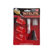 One80 Starter Pack Cañas Intelite Larga Transparente + Plumas Slim Rojas+ Aplicador - 1