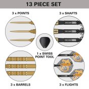 Dardos Target Darts Bolide Envy 01 22g 90% Swiss Point - 3
