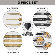 Dardos Target Darts Bolide Envy 04 21g 90% Swiss Point - 3