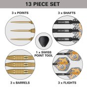 Dardos Target Darts Bolide Envy 05 24g 90% Swiss Point - 3