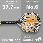 Dardos Target Darts Bolide Envy 10 18g 90%  - 4