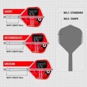 Plumas Target K-Flex Press Start No.6 Shape Medium - 2