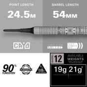 Dardos Target Cryo 12 90% 19gr  - 3