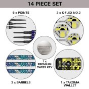 Dardos Target Luke Littler Edge 95% 19gr  - 2
