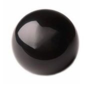 Bola billar negra lisa economica 50mm  - 1