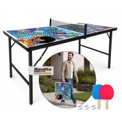 Mesa Ping Pong Interior Bandito Cómic Plegable - 1