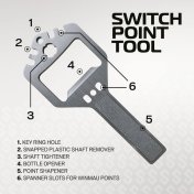 Punta Winmau Switch Point Smooth Black 26mm - 2